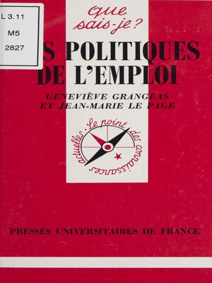 cover image of Les politiques de l'emploi